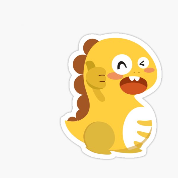 VIPKID Dino Mascot Sticker