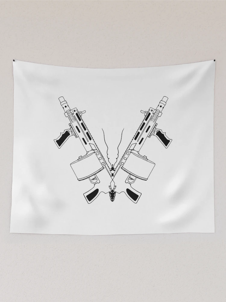 Thumbnail 2 of 3, Tapestry, Striker Insect designed and sold by euglenii.