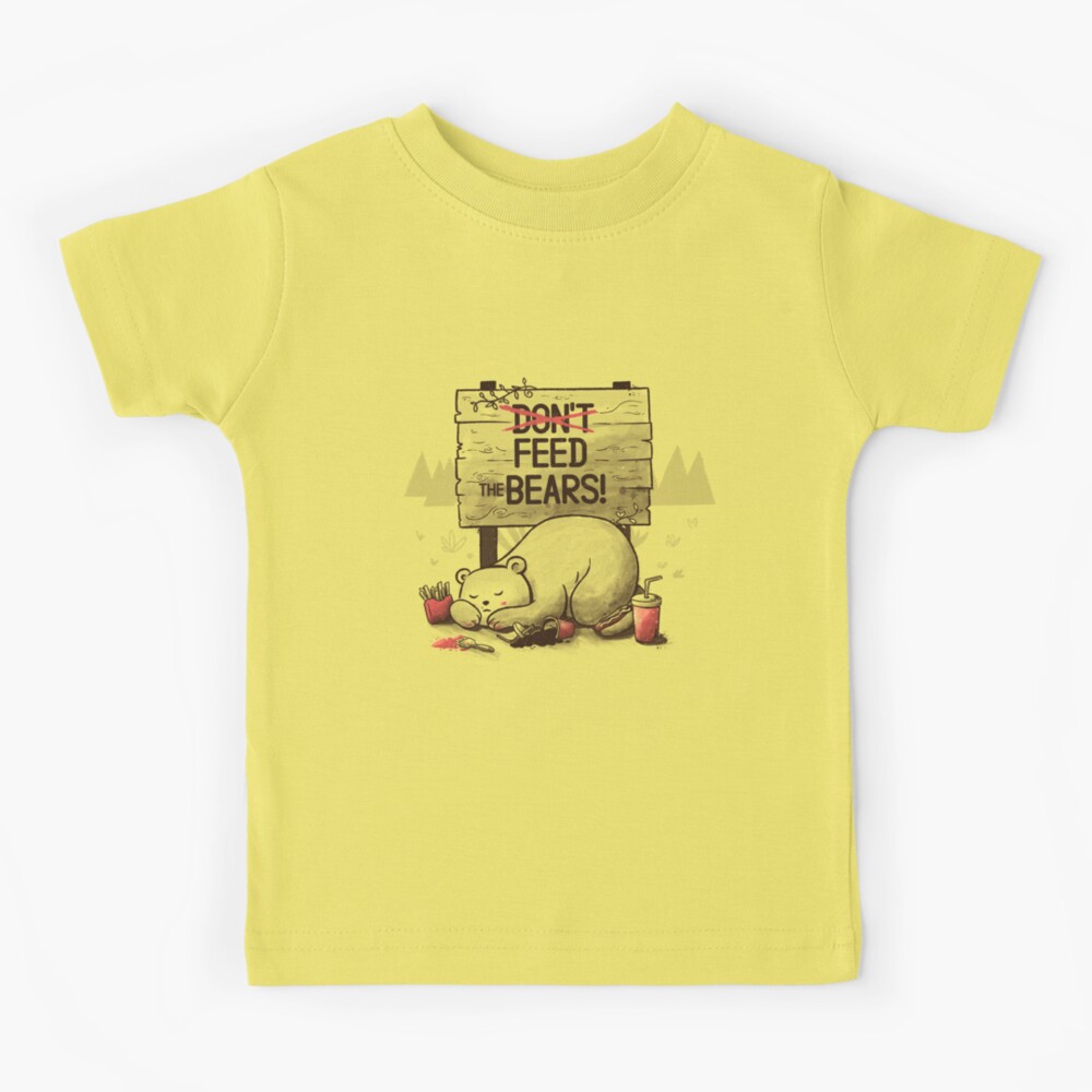 Cub T-Shirts - Bear t-shirts for babies and kids - Don't Feed the