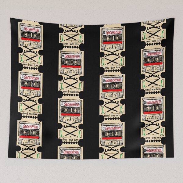 Item preview, Generation x Music Tapes vintage style novelty gifts. designed and sold by TIXLIFE.
