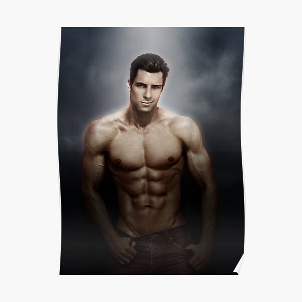 Male model Chris - Soft focus Poster