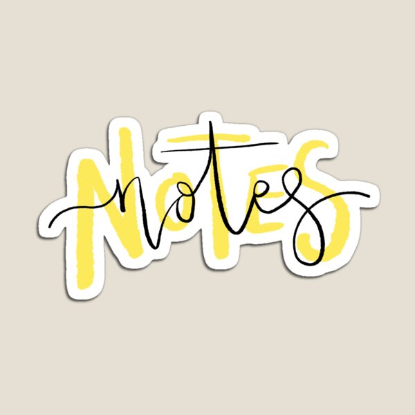 Item preview, Notas amarillas y naranjas. designed and sold by Ellie’s Illustration.
