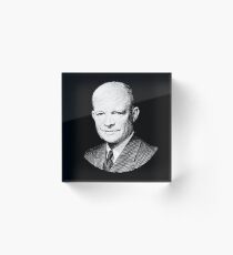 President Dwight Eisenhower Graphic Acrylic Block