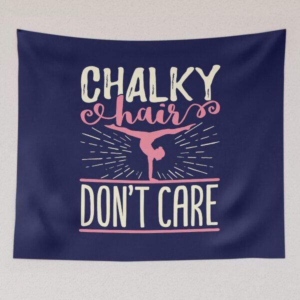 Item preview, Gymnastics Chalky Hair Don't Care designed and sold by jaygo.