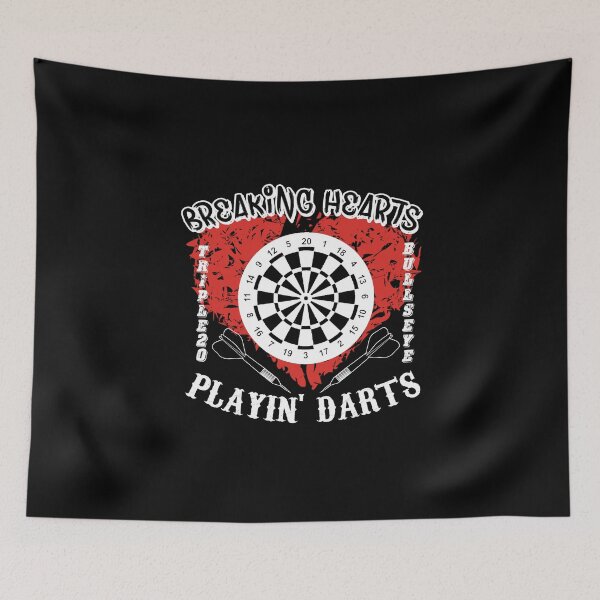 Item preview, Breaking Hearts Playing Darts designed and sold by ThatMerchStore.
