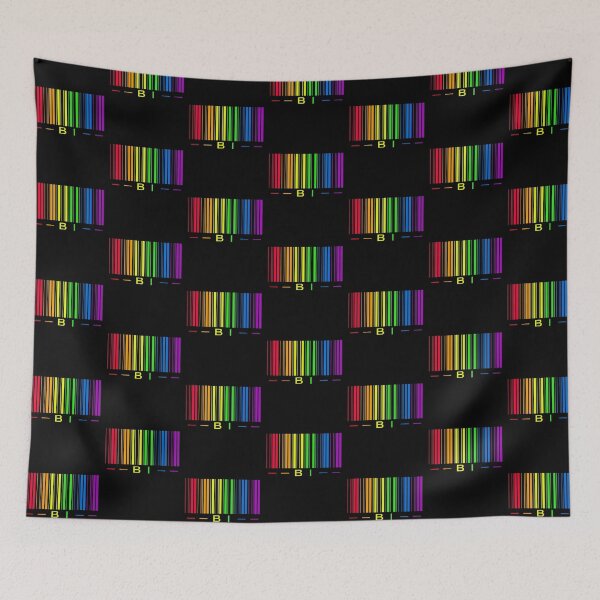 Item preview, LGBTQ Bi Rainbow Barcode  designed and sold by ThatMerchStore.