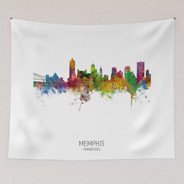 Item preview, Memphis Tennessee Skyline designed and sold by ArtPrints.