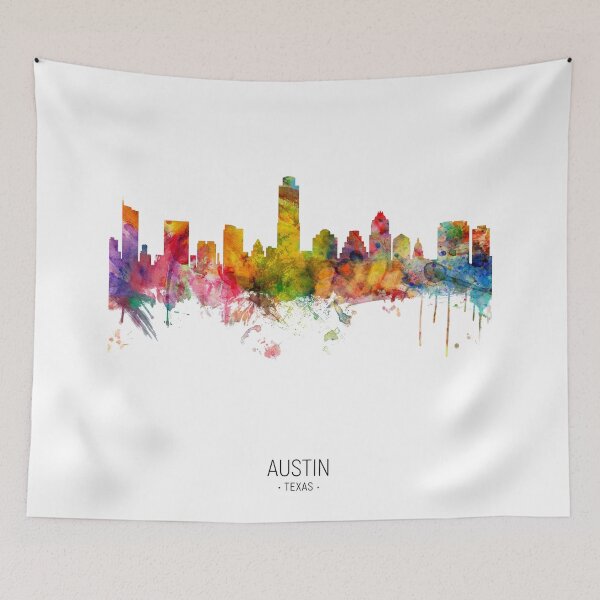 Item preview, Austin Texas Skyline designed and sold by ArtPrints.