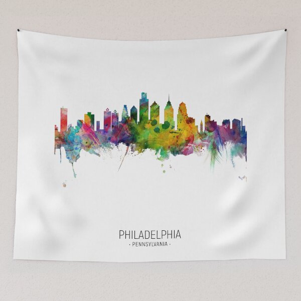 Item preview, Philadelphia Pennsylvania Skyline designed and sold by ArtPrints.