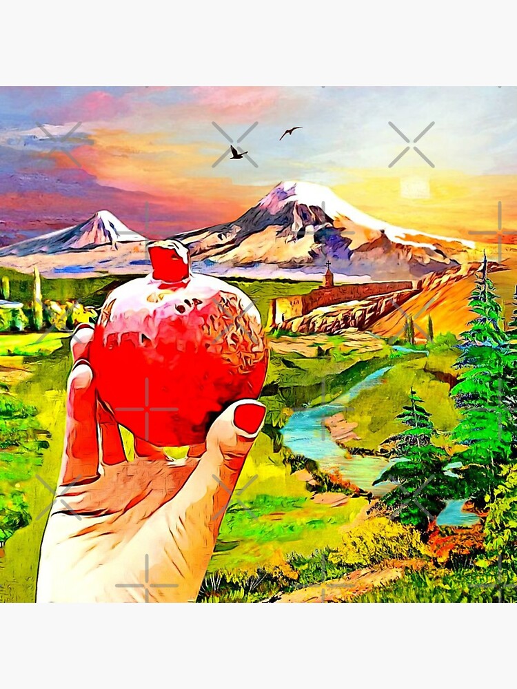 Armenian pomegranate by doniainart