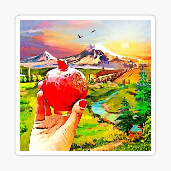 Armenian pomegranate Sticker