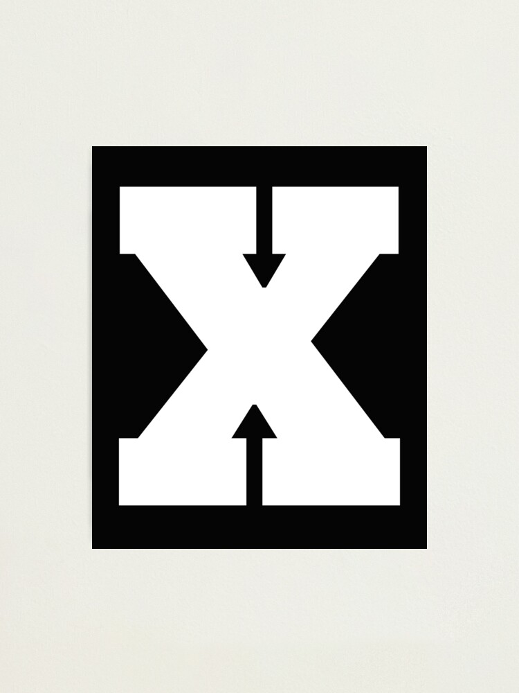 alphabet x uppercase letter x letter x photographic print by marosharaf redbubble