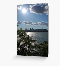 Montreal From a Distance Greeting Card