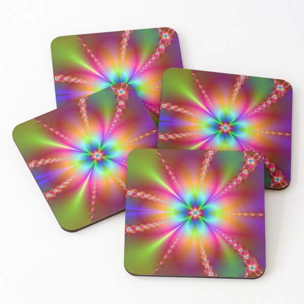 Item preview, Neon Blossom Fractal  designed and sold by starsdesigns.