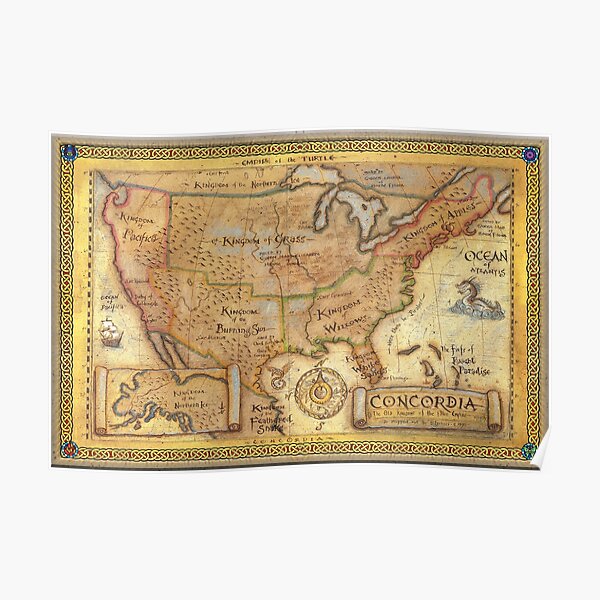 Dreaming Concordia Map Poster