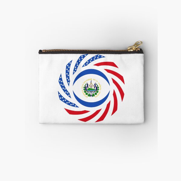 Item preview, Salvadoran American Multinational Patriot Flag Series designed and sold by Carbon-Fibre Media.