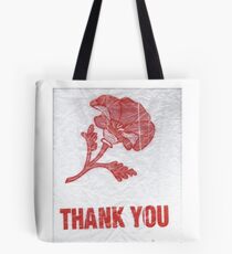 Wild Geranie Danke Tasche Logo Tote Bag