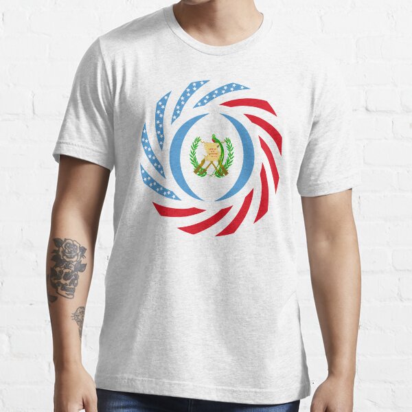Guatemalan American Multinational Patriot Flag Series Essential T-Shirt
