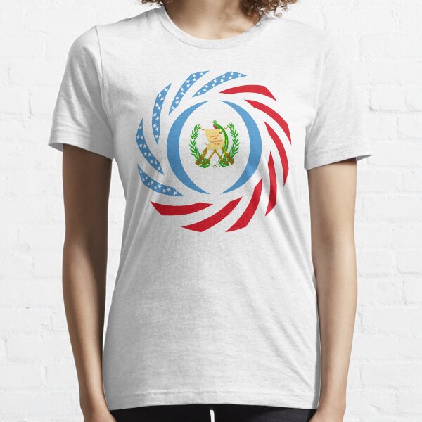 Guatemalan American Multinational Patriot Flag Series Essential T-Shirt