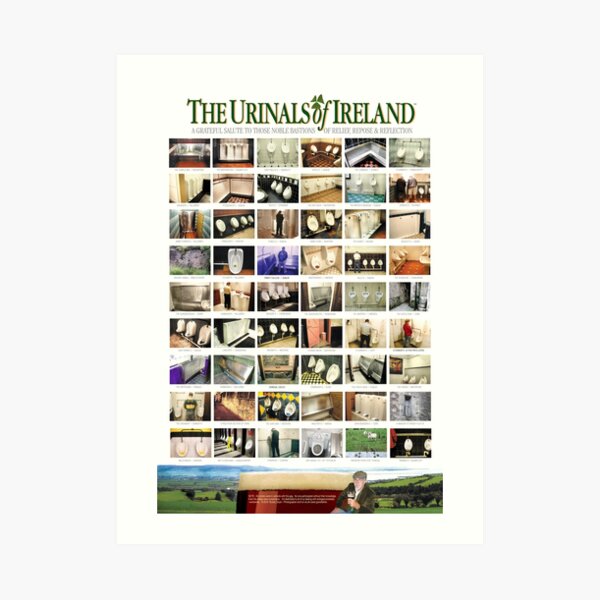 The Urinals of Ireland Poster Art Print
