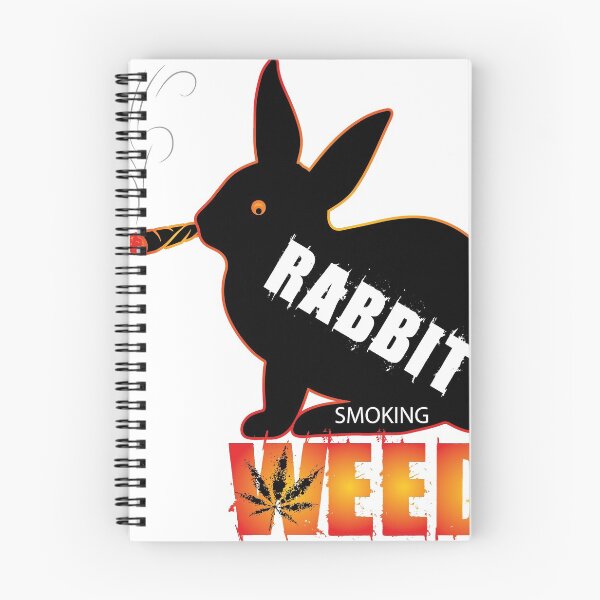 Item preview, weed smooking rabbit designed and sold by qurako.