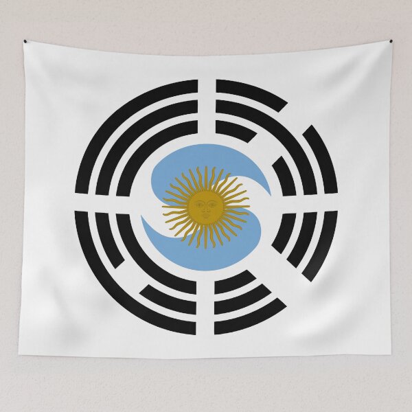 Item preview, Korea Argentinian Multinational Patriot Flag Series designed and sold by Carbon-Fibre Media.