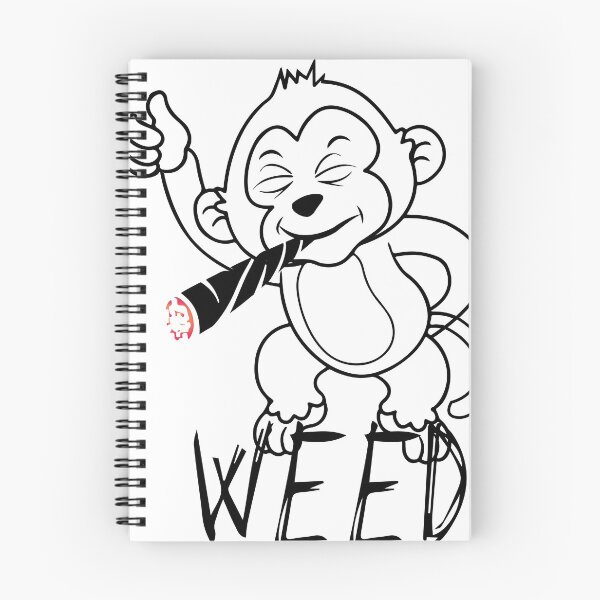 Item preview, weed smooking ape designed and sold by qurako.