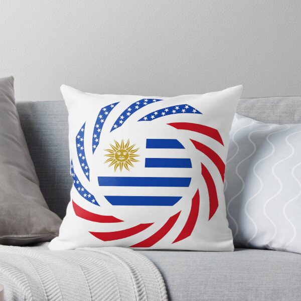 Item preview, Uruguayan American Multinational Patriot Flag Series designed and sold by Carbon-Fibre Media.