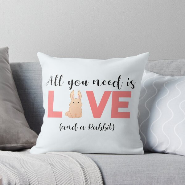 Item preview, All you need is love and a rabbit - bunny - rabbit mum - rabbit mom - gift - valentines - birthday designed and sold by JTBeginning-x.