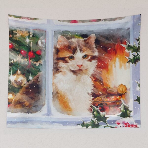 Item preview, Christmas Kitten designed and sold by Frankie Cat Photography.