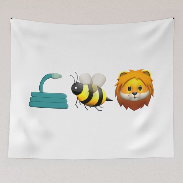 Item preview, Hose Bee Lion Emoji T-Shirt designed and sold by coolhiphoptees.