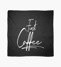 But First Coffee Kaffee Kaffeejunkie Morgenmuffel Barista Design Tuch