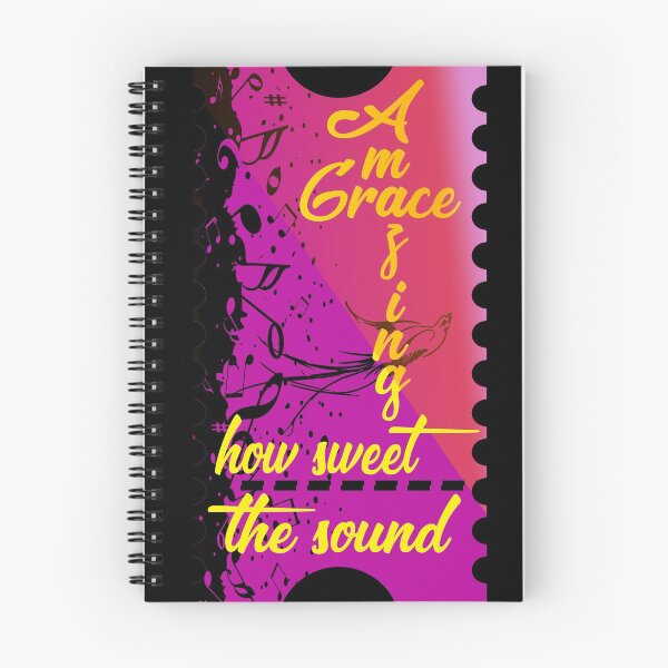 Item preview, Amazing Grace how sweet the sound. Amazing Grace quotes words drawing novelty gifts. designed and sold by TIXLIFE.