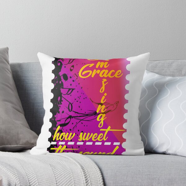 Item preview, Amazing Grace how sweet the sound. Amazing Grace quotes words drawing novelty gifts. designed and sold by TIXLIFE.