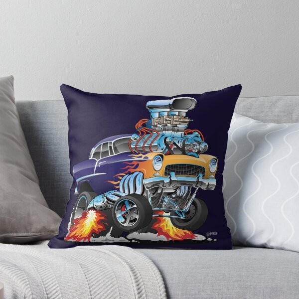 Item preview, Classic Fifties Hot Rod Muscle Car Cartoon designed and sold by hobrath.