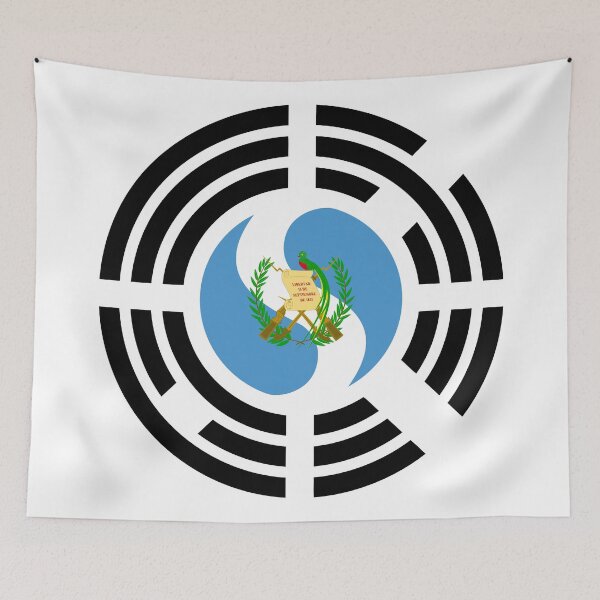 Item preview, Korean Guatemalan Multinational Patriot Flag Series designed and sold by Carbon-Fibre Media.