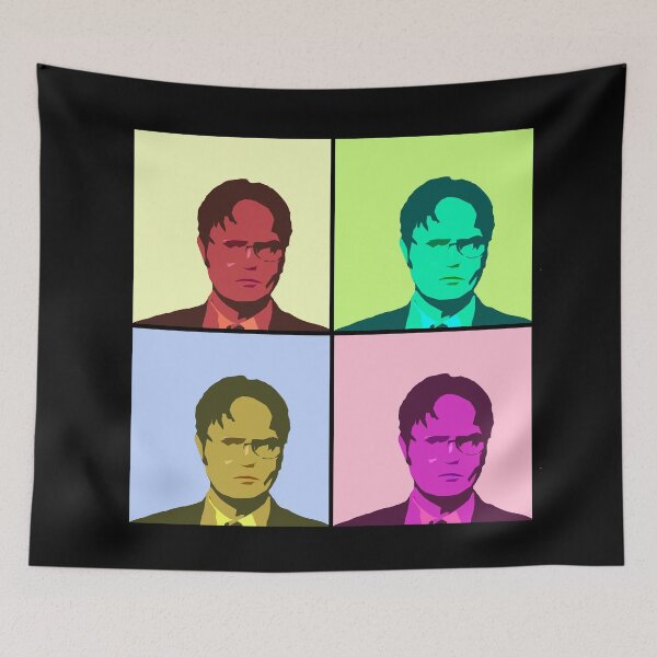 Item preview, DWIGHT THE OFFICE COLORFUL designed and sold by CharlieCreator.