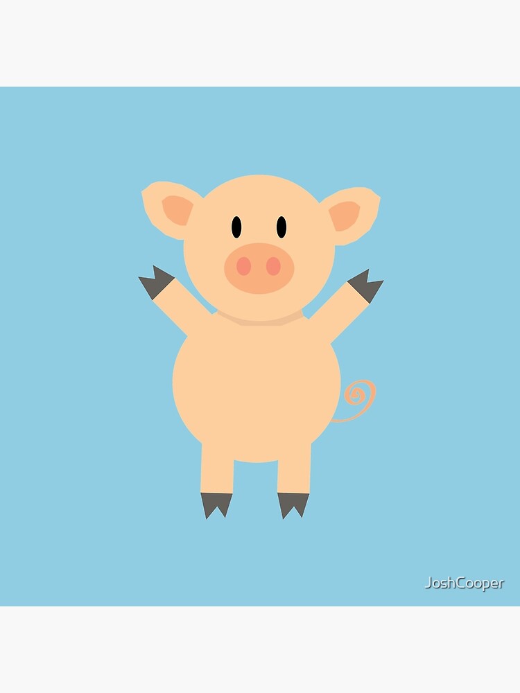 Thumbnail 2 of 2, Tote Bag, Pig designed and sold by JoshCooper.