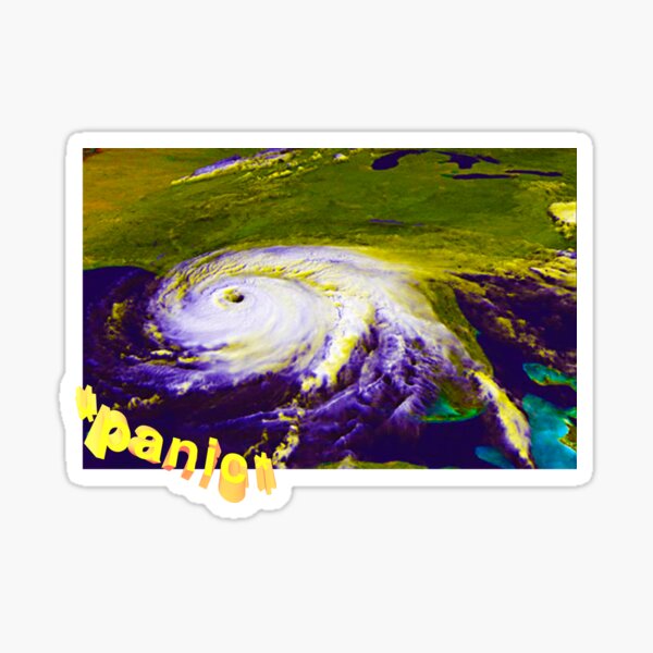 TORNADO AESTHETIC PANIC 3D Sticker