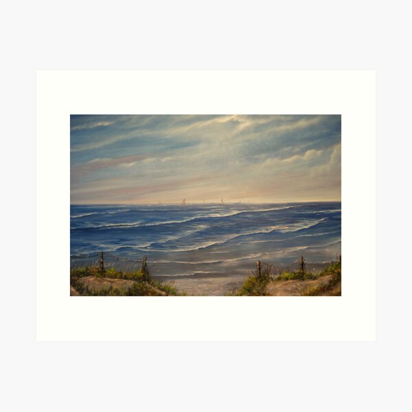 "Fanore Beach - County Clare" - oil painting Art Print