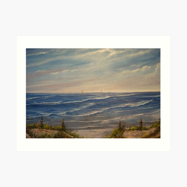 "Fanore Beach - County Clare" - oil painting Art Print