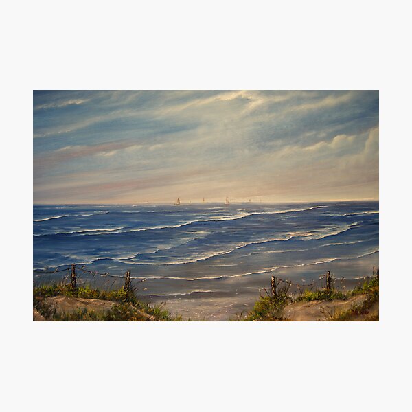 "Fanore Beach - County Clare" - oil painting Photographic Print