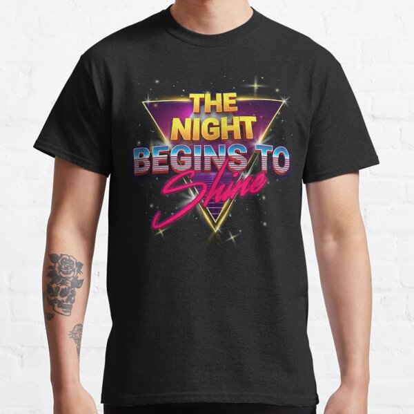 night begins to shine shirt