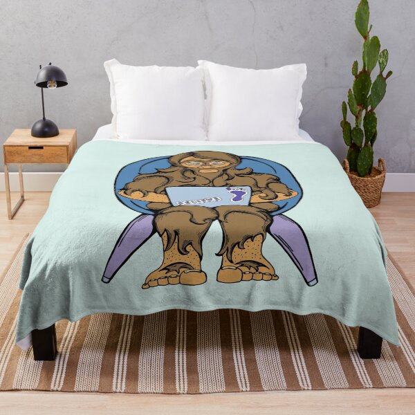 Item preview, Sasquatch Working Remotely designed and sold by Otter-Grotto.