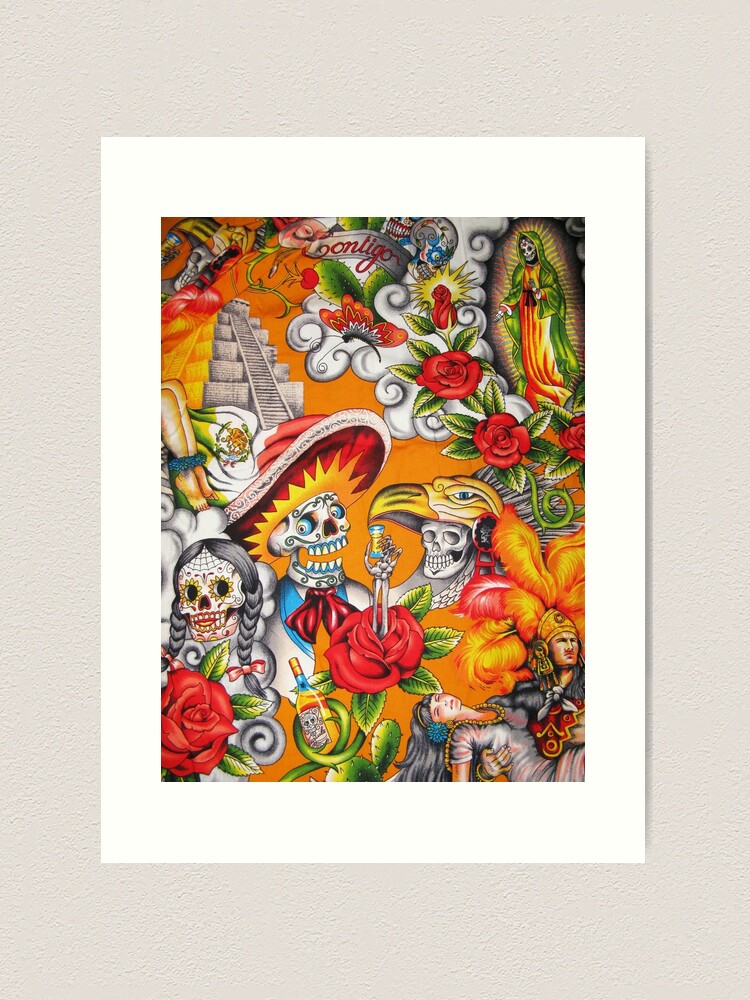 絵画 70s Mexican pair art 絵画 70s Mexican pair art Mexican Art