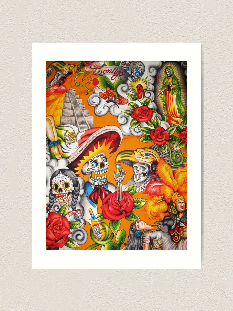 絵画 70s Mexican pair art 絵画 70s Mexican pair art 絵画 70s