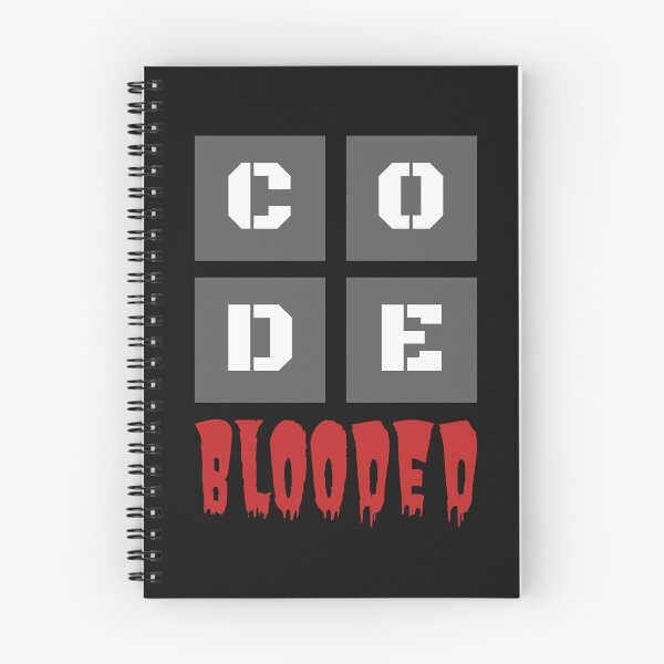 Item preview, CODE Blooded Coded Computer Programmer Funny designed and sold by mwagie.