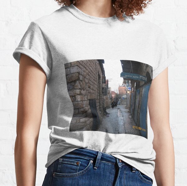 #architecture, #outdoors, #street, #travel, #city, #town, #narrow, #alley Classic T-Shirt