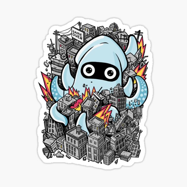Tentical attack Sticker
