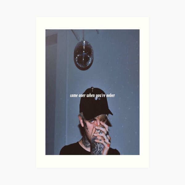 Lil Peep Come Over When You/'re Sober 1 poster photo print 16/" Pt 20/" 24/" sz